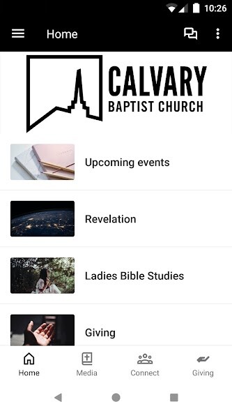 Run android online APK Calvary Baptist Church - CT from MyAndroid or emulate Calvary Baptist Church - CT using MyAndroid