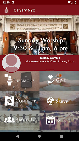 Run android online APK Calvary Baptist Church NYC from MyAndroid or emulate Calvary Baptist Church NYC using MyAndroid