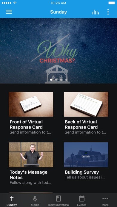 Emulate iPhone app Calvary Bible Church Ann Arbor using MyAndroid Emulate iPhone app Calvary Bible Church Ann Arbor using MyAndroid