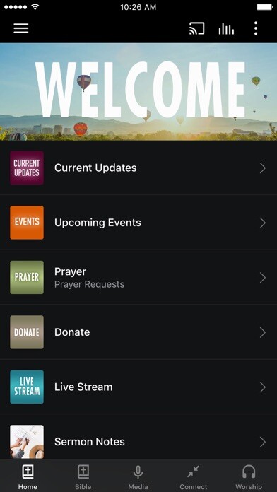 Emulate iPhone app Calvary Boise using MyAndroid Emulate iPhone app Calvary Boise using MyAndroid