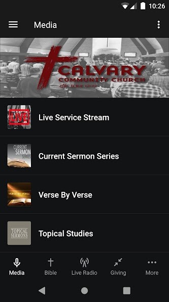 Emulate iPhone app Calvary Cedar Rapids using MyAndroid Emulate iPhone app Calvary Cedar Rapids using MyAndroid