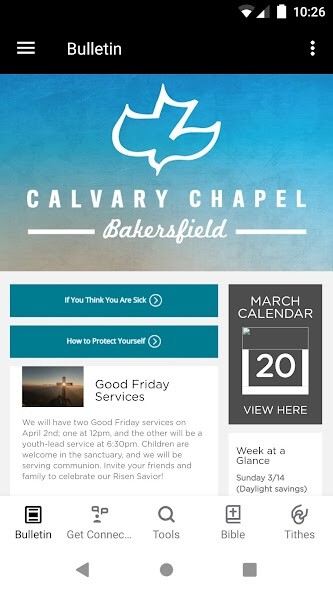 Run android online APK Calvary Chapel Bakersfield from MyAndroid or emulate Calvary Chapel Bakersfield using MyAndroid