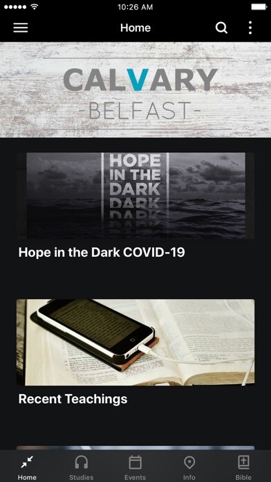 Emulate iPhone app Calvary Chapel Belfast using MyAndroid Emulate iPhone app Calvary Chapel Belfast using MyAndroid