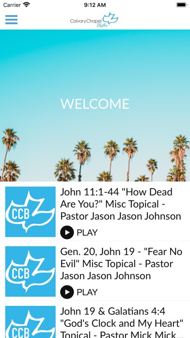 Emulate iPhone app Calvary Chapel Blythe using MyAndroid Emulate iPhone app Calvary Chapel Blythe using MyAndroid