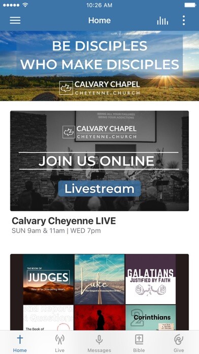 Run android online APK Calvary Chapel Cheyenne from MyAndroid or emulate Calvary Chapel Cheyenne using MyAndroid
