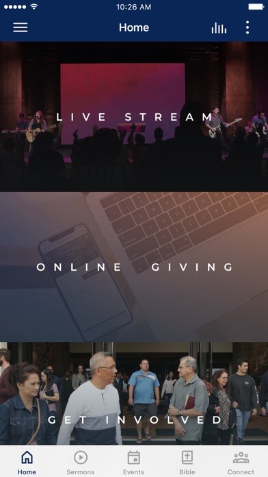 Emulate iPhone app Calvary Chapel Chino Hills using MyAndroid