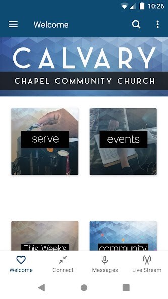 Emulate iPhone app Calvary Chapel Community using MyAndroid Emulate iPhone app Calvary Chapel Community using MyAndroid