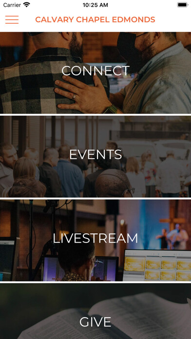 Emulate iPhone app Calvary Chapel Edmonds using MyAndroid Emulate iPhone app Calvary Chapel Edmonds using MyAndroid