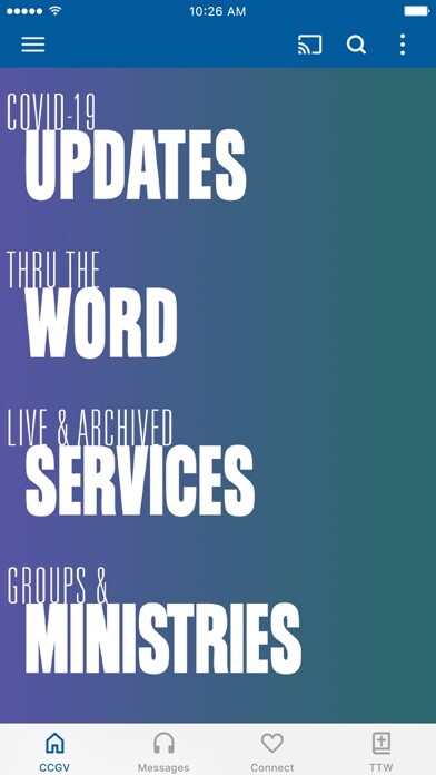 Emulate iPhone app Calvary Chapel Green Valley using MyAndroid Emulate iPhone app Calvary Chapel Green Valley using MyAndroid