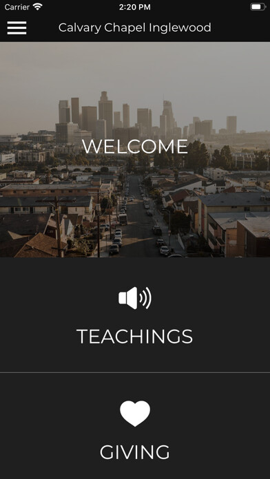 Emulate iPhone app Calvary Chapel Inglewood using MyAndroid