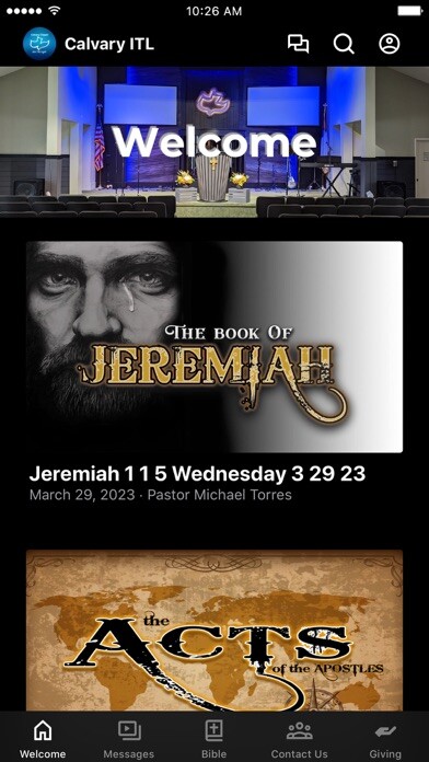 Emulate iPhone app Calvary Chapel Into The Light using MyAndroid Emulate iPhone app Calvary Chapel Into The Light using MyAndroid