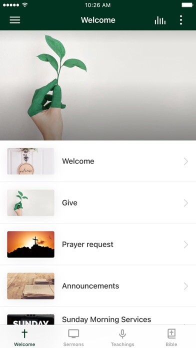 Emulate iPhone app Calvary Chapel Monrovia using MyAndroid