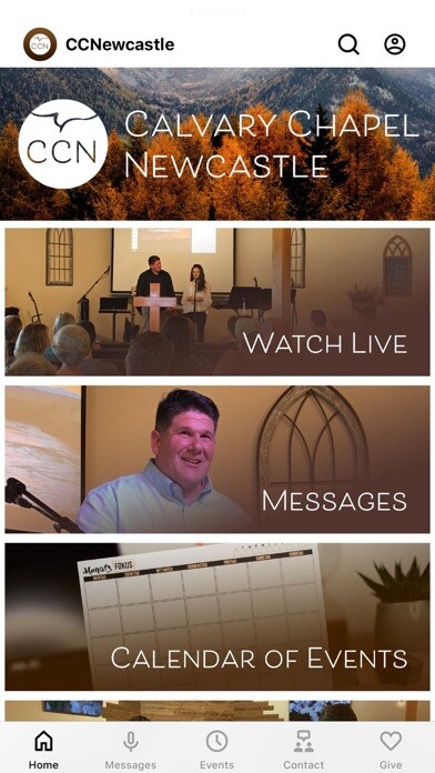 Emulate iPhone app Calvary Chapel Newcastle using MyAndroid Emulate iPhone app Calvary Chapel Newcastle using MyAndroid