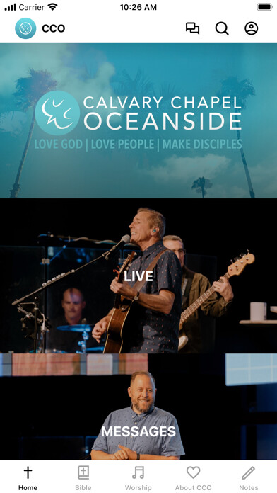 Emulate iPhone app Calvary Chapel Oceanside using MyAndroid Emulate iPhone app Calvary Chapel Oceanside using MyAndroid