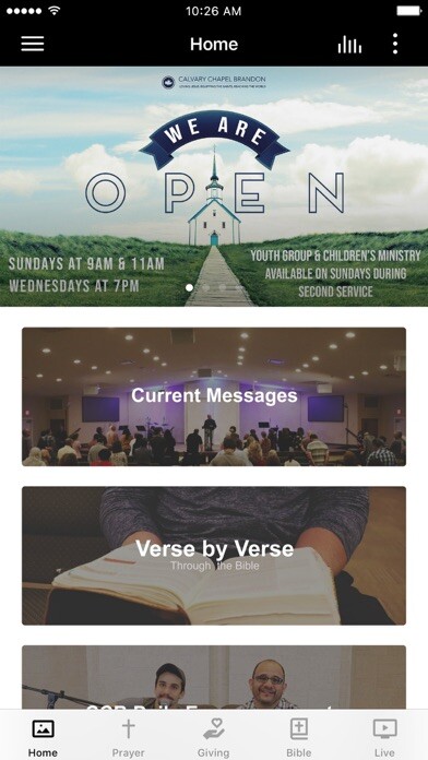 Emulate iPhone app Calvary Chapel of Brandon using MyAndroid Emulate iPhone app Calvary Chapel of Brandon using MyAndroid