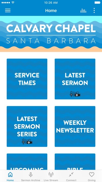 Emulate iPhone app Calvary Chapel Santa Barbara using MyAndroid Emulate iPhone app Calvary Chapel Santa Barbara using MyAndroid