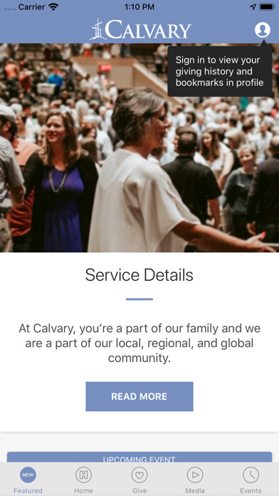 Emulate iPhone app Calvary Church App using MyAndroid Emulate iPhone app Calvary Church App using MyAndroid