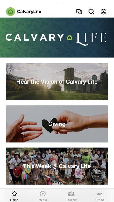Emulate iPhone app Calvary Life Brooklyn using MyAndroid Emulate iPhone app Calvary Life Brooklyn using MyAndroid