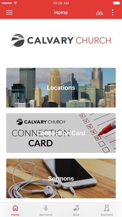 Emulate iPhone app CalvaryMN using MyAndroid