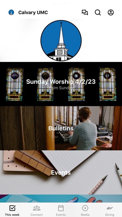Emulate iPhone app Calvary UMC Ripley WV using MyAndroid Emulate iPhone app Calvary UMC Ripley WV using MyAndroid