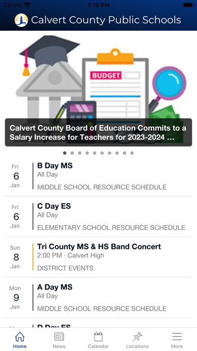 Emulate iPhone app Calvert County Public Schools using MyAndroid Emulate iPhone app Calvert County Public Schools using MyAndroid