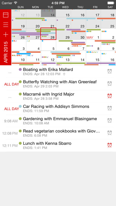 Emulate iPhone app Calvetica Calendar using MyAndroid Emulate iPhone app Calvetica Calendar using MyAndroid