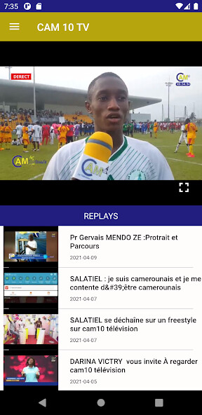 Run android online APK Cam 10 Television from MyAndroid or emulate Cam 10 Television using MyAndroid