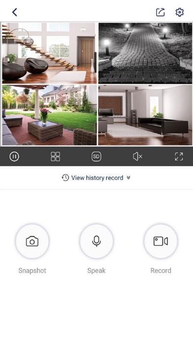Emulate iPhone app Cam4Home Plus using MyAndroid