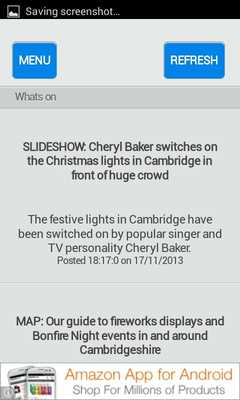 Emulate Android APK Cambridge local news