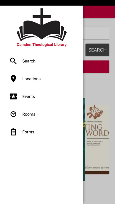 Emulate iPhone app Camden Theological Library using MyAndroid