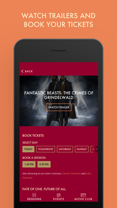 Emulate iPhone app Cameo Cinemas using MyAndroid Emulate iPhone app Cameo Cinemas using MyAndroid