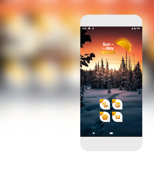 Run android online APK Cameo Orange Icons Pack from MyAndroid or emulate Cameo Orange Icons Pack using MyAndroid