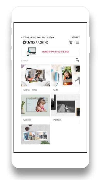 Emulate iPhone app Camera Centre Photo Prints using MyAndroid Emulate iPhone app Camera Centre Photo Prints using MyAndroid