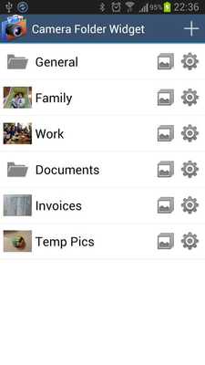 Emulate Android APK Camera Folder Widget Emulate Android APK Camera Folder Widget