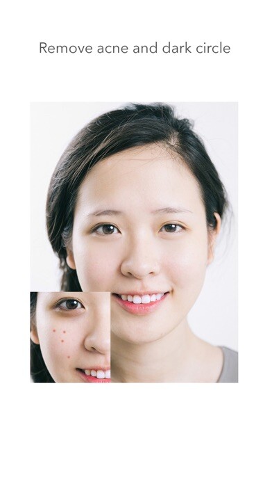 Emulate iPhone app Camera Makeup 360 using MyAndroid