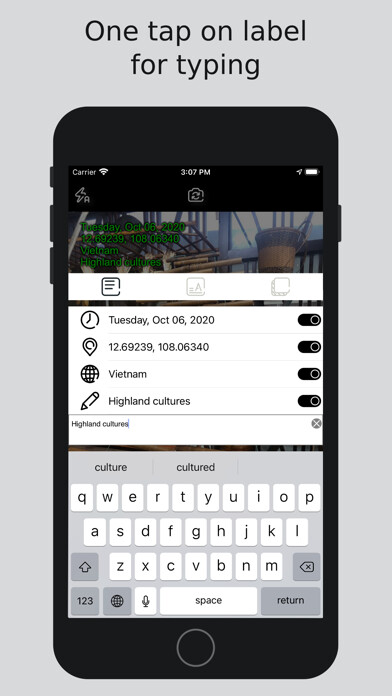 Emulate iPhone app Camera Notes using MyAndroid