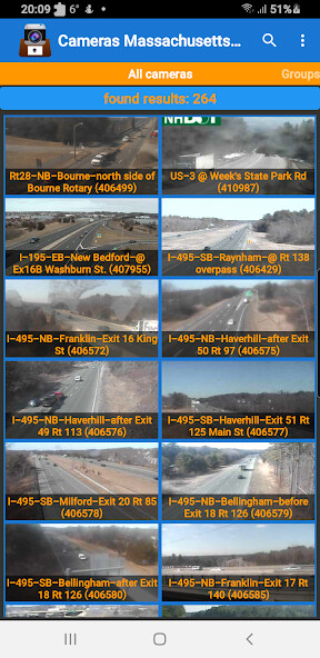 Run android online APK Cameras Massachusetts -Traffic from MyAndroid or emulate Cameras Massachusetts -Traffic using MyAndroid