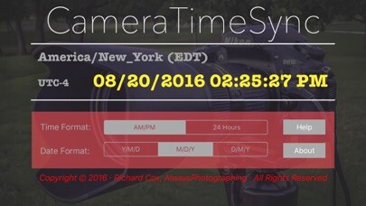 Emulate iPhone app CameraTimeSync using MyAndroid