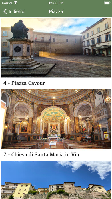Emulate iPhone app Camerino Meraviglia using MyAndroid
