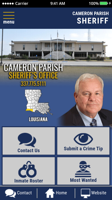 Emulate iPhone app Cameron Parish Sheriffs Office using MyAndroid Emulate iPhone app Cameron Parish Sheriffs Office using MyAndroid