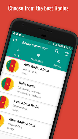 Run android online APK Cameroon Radio Stations from MyAndroid or emulate Cameroon Radio Stations using MyAndroid