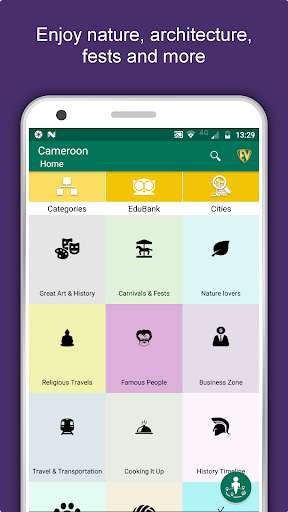 Run android online APK Cameroon Travel & Explore, Offline Country Guide from MyAndroid or emulate Cameroon Travel & Explore, Offline Country Guide using MyAndroid