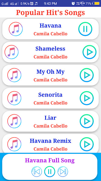 Run android online APK Camila Cabello All Songs from MyAndroid or emulate Camila Cabello All Songs using MyAndroid