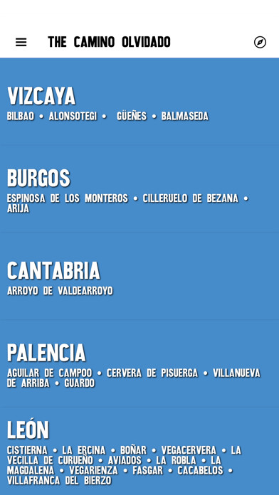 Emulate iPhone app Camino Olvidado : Wise Pilgrim using MyAndroid