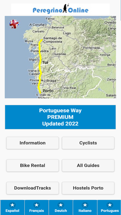 Emulate iPhone app Camino Portugues PREMIUM using MyAndroid Emulate iPhone app Camino Portugues PREMIUM using MyAndroid
