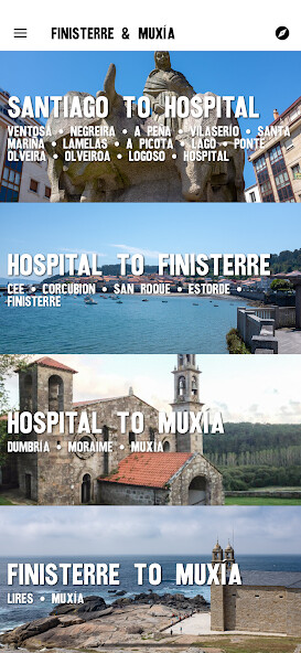 Run android online APK Caminos to Finisterre  Muxía : Wise Pilgrim Guide from MyAndroid or emulate Caminos to Finisterre  Muxía : Wise Pilgrim Guide using MyAndroid