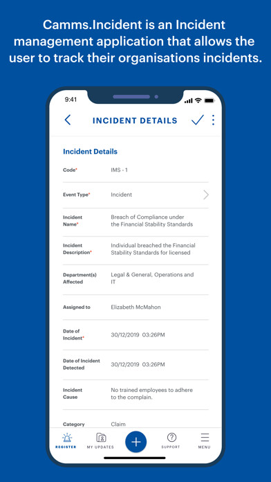 Emulate iPhone app CAMMS Incident Manager using MyAndroid Emulate iPhone app CAMMS Incident Manager using MyAndroid