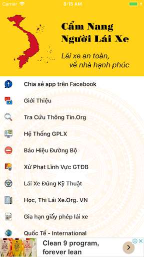 Run android online APK Cam Nang Nguoi Lai Xe from MyAndroid or emulate Cam Nang Nguoi Lai Xe using MyAndroid