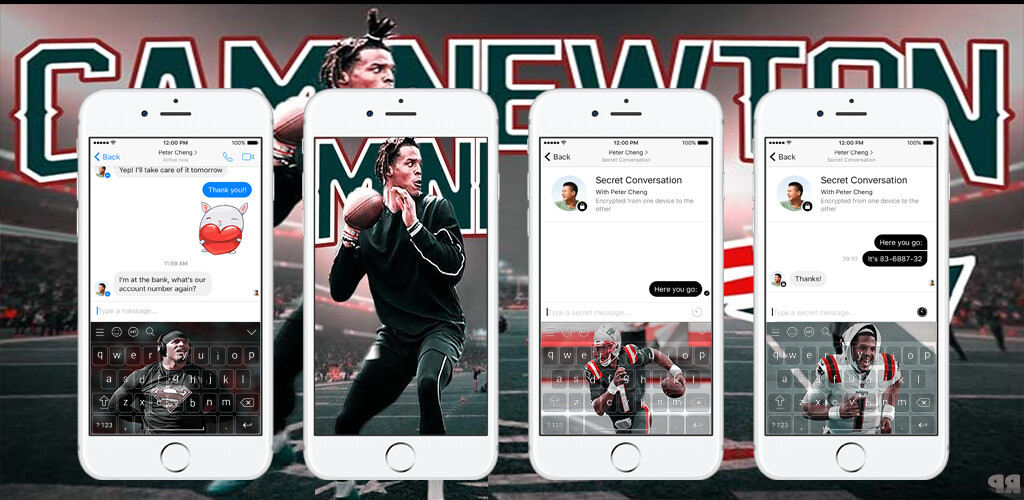 Run android online APK Cam Newton Keyboard Patriots Theme 2021 For Fans from MyAndroid or emulate Cam Newton Keyboard Patriots Theme 2021 For Fans using MyAndroid