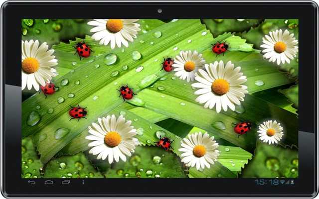 Emulate Android APK Camomiles n Ladybugs LWP